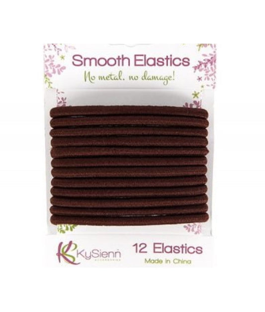 KySienn Hair Elastic Ties Snag Free - 12 Pack