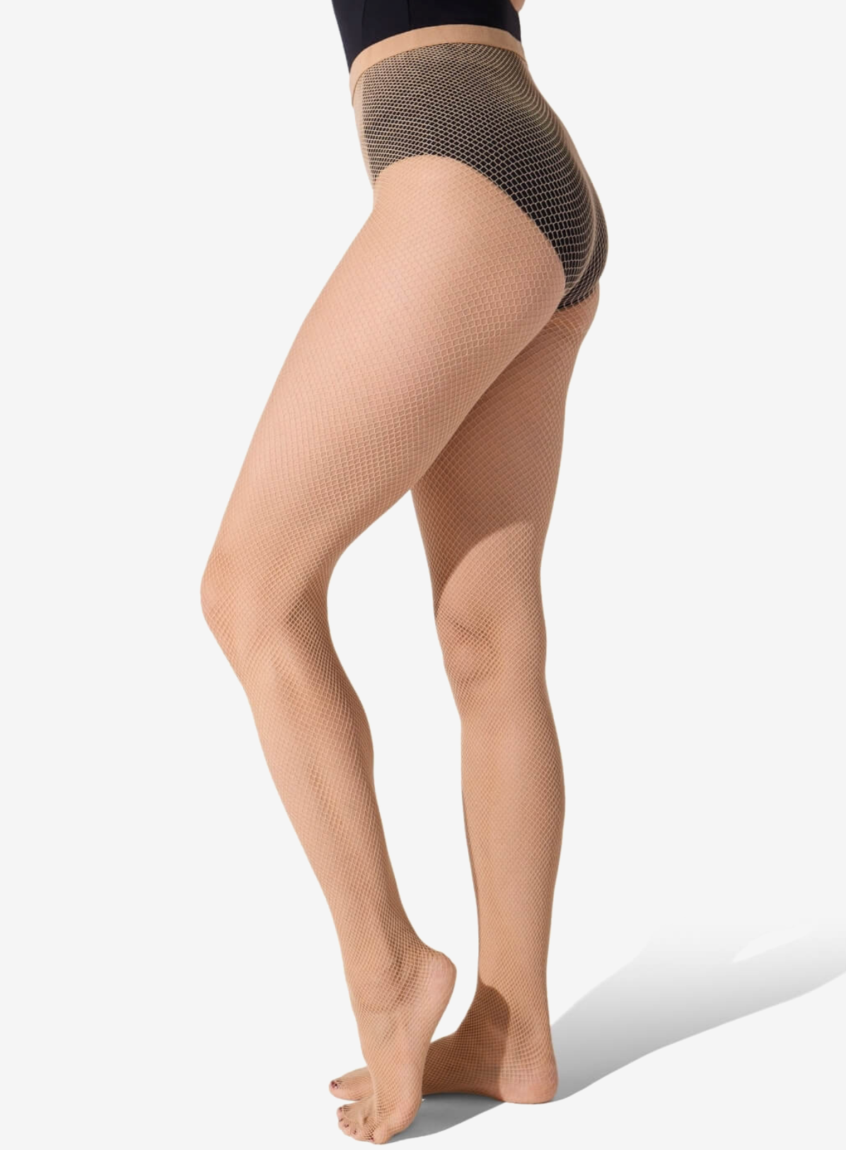 Capezio Classic Seamless Footed Fishnet Tights - CHILD 3407C